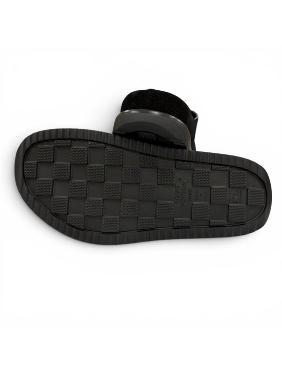 Louis Vuitton Suede Leather Noir LV Easy Sandals 7 main image 11